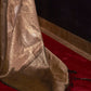 Mitera Beige & Gold-Toned Woven Design Zari Silk Blend Banarasi Saree | Swadesiicart