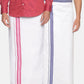 Sethukrishna Men Pack Of 2 Solid Cotton Dhotis | Swadesiicart