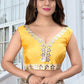Jyoti Fashion Multicolor Mirror & Sequence Embroidery Butterfly Net Lehenga Choli with Dupatta | Swadesiicart