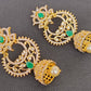 AD Emeralds Designer Jhumkas