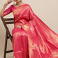 Saree Mall Pink Ethnic Motifs Zari Silk Blend Banarasi Saree | Swadesiicart