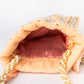 NR By Nidhi Rathi Peach-Coloured & White Embroidered Potli Clutch - Swadesiicart