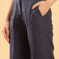 BohoJazz In Power Carbon Blue Tailored Waistcoat with Trousers Co-ord Set - Swadesiicart