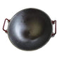 Elles Cast Iron Kadai Large Size 10 Inch (Perfect for 4 Member Family) - Swadesiicart