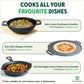 The Indus Valley CASTrong Cast Iron Cookware Set: Tawa+ Kadai+ Fry Pan, Kitchen Set for Home, Pre-seasoned, 100% Pure, Toxin-free, Tadka Pan
