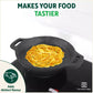 The Indus Valley CASTrong Cast Iron Fish Fry Pan, Pre-seasoned, Nonstick, 100% Pure, Toxin-free, Induction, 22.4/25cm, 1.5kg/2kg