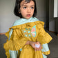 ArthLife Mustard Butterfly Lehenga Choli
