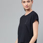 MKH Typography Printed Extended Sleeves Dri-FIT Relaxed Fit T-shirt - Swadesiicart