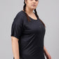 MKH Plus Size Drop Shoulder Sleeves Relaxed Fit Dri-FIT Sports T-shirt - Swadesiicart