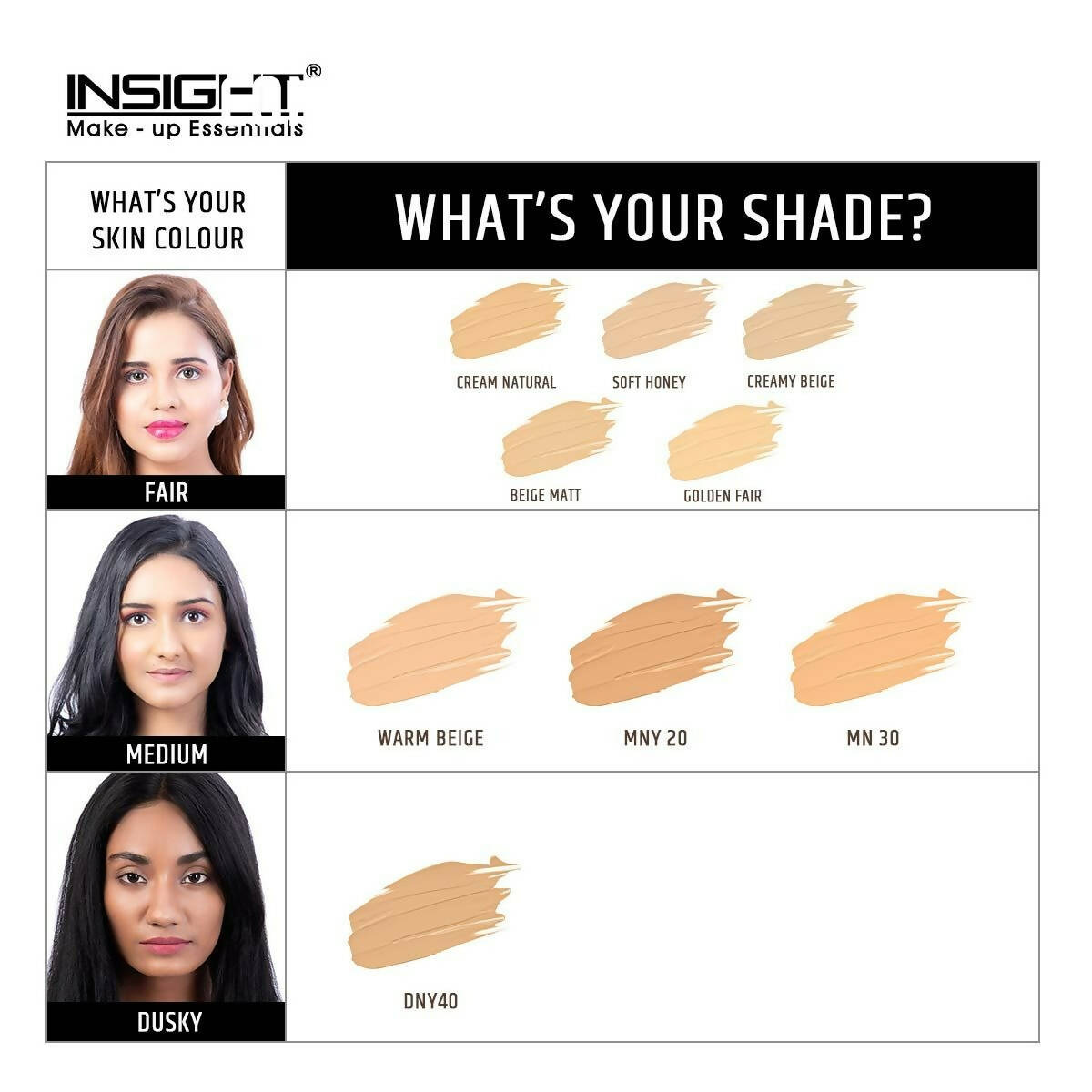 Insight Cosmetics Concealer Foundation -Golden Fair - Swadesiicart