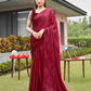 Tikhi Imli Embellished Half and half Satin Saree With Tassels | Swadesiicart
