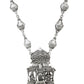 Cardinal Silver-Toned Oxidized Long Jewellery Set - Swadesiicart