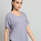 MKH Drop-Shoulder Sleeves Relaxed Fit Dri-FIT T-shirt - Swadesiicart