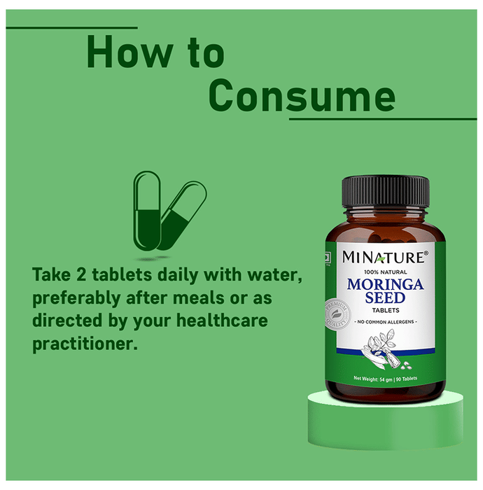 Minature Moringa Seed Tablets | Swadesiicart