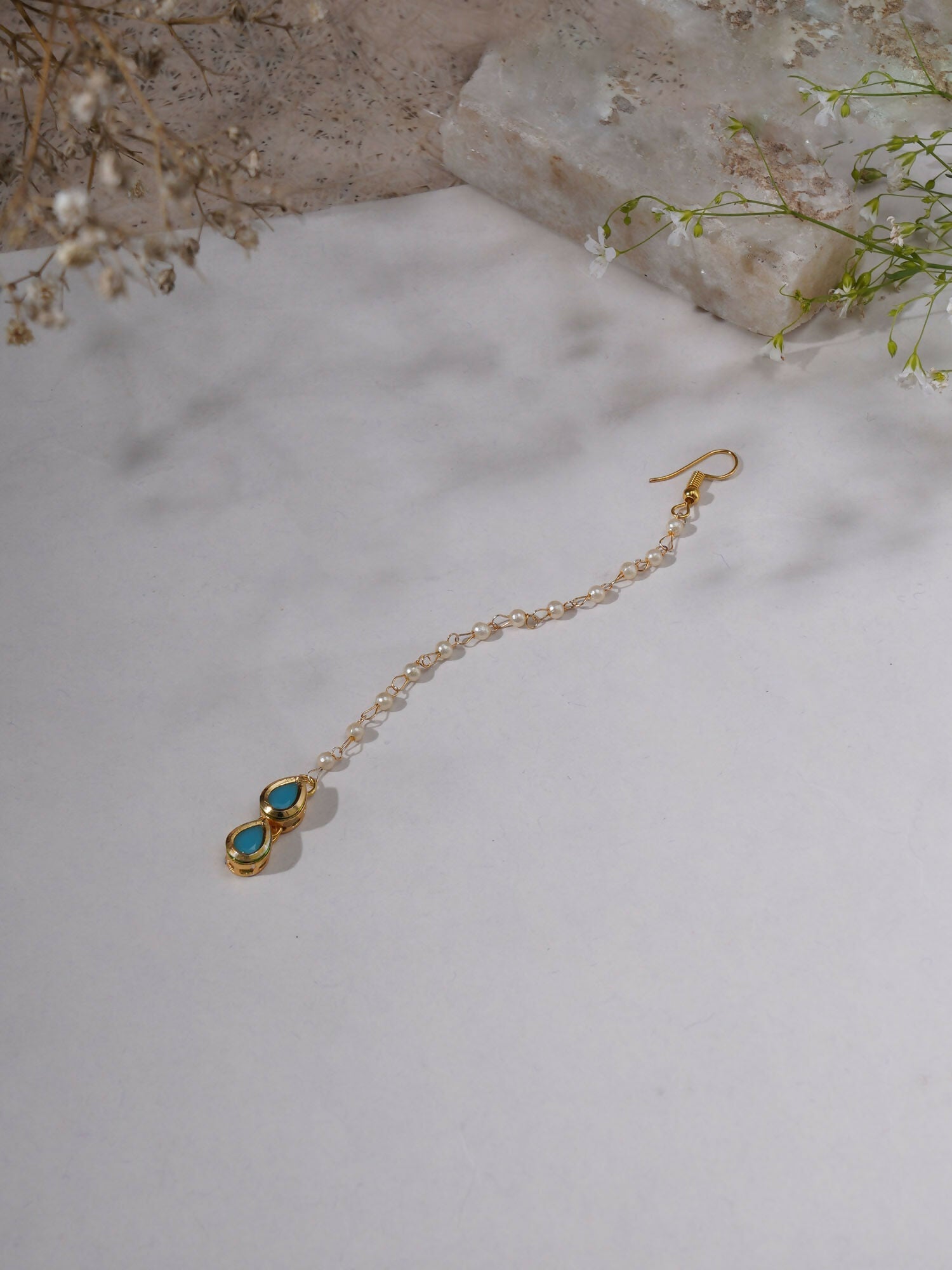 Kundan Maang Tikka (Gold) - Ruby Raang | Swadesiicart