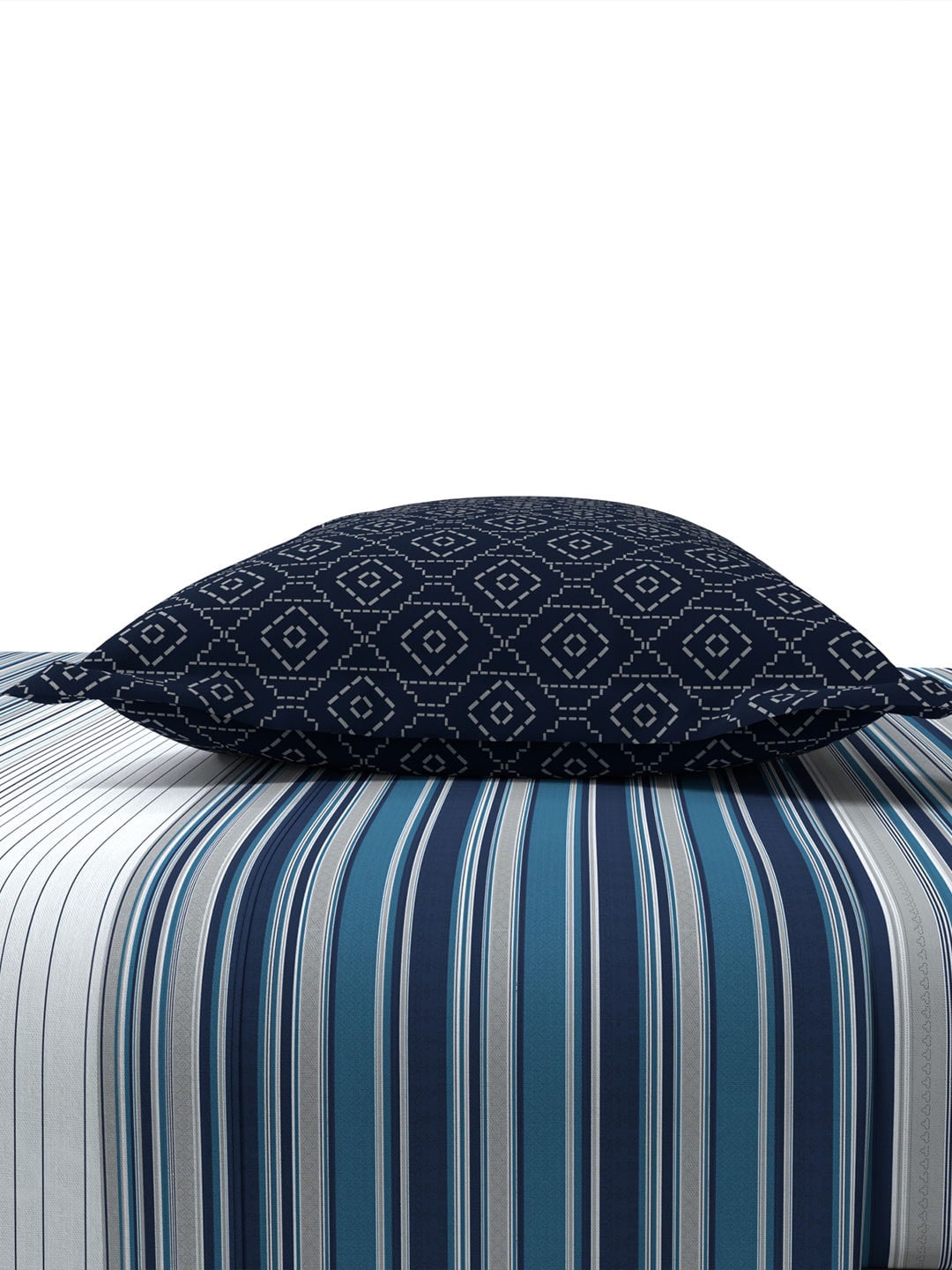 MYTRIDENT Unisex Blue Bedsheets - Swadesiicart