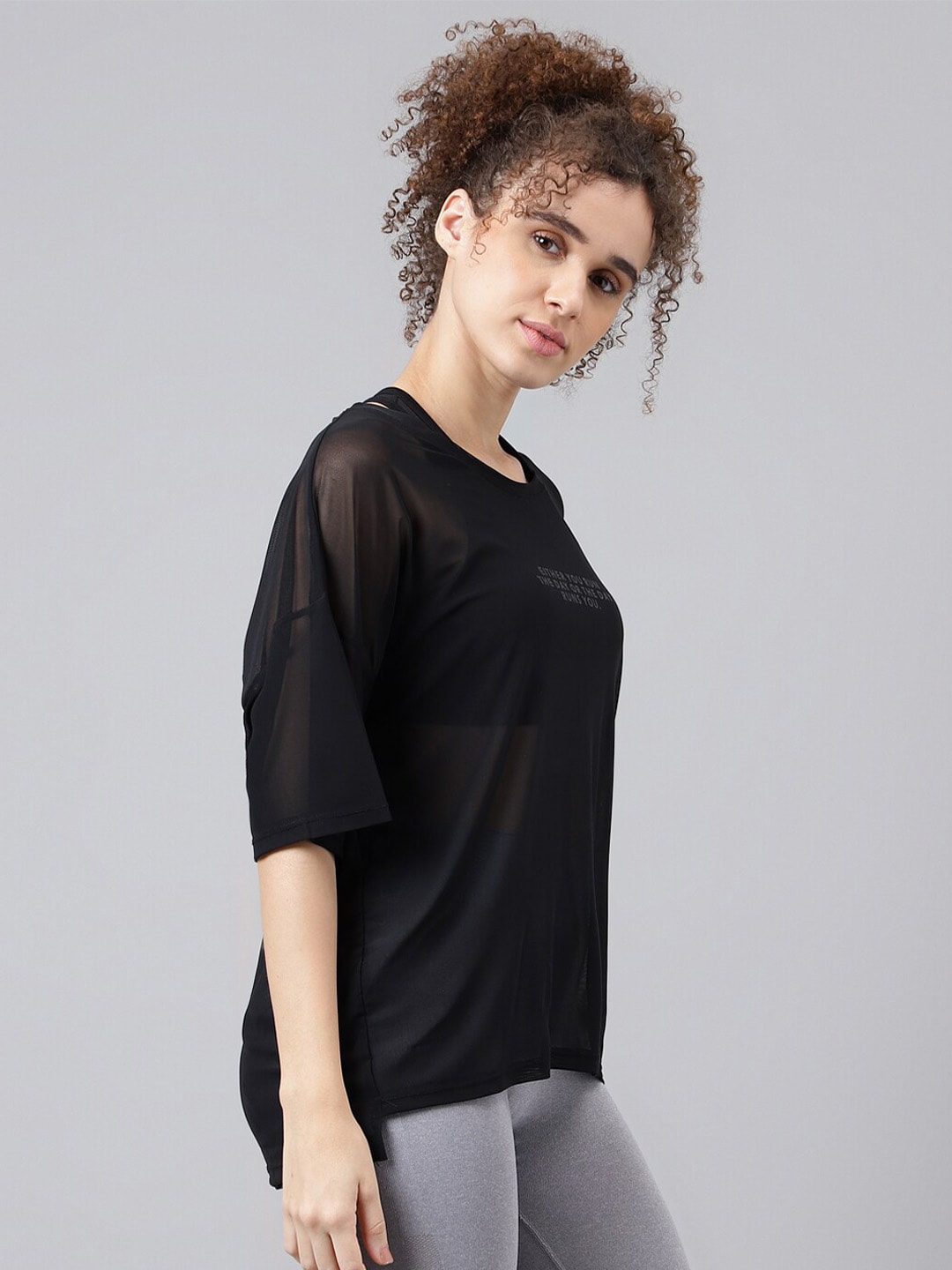 MKH Typography Printed Dri-FIT Relaxed Fit Sports T-shirt - Swadesiicart