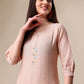 Kalini Women Woven Striped Thread Work Kurta with Trousers - Swadesiicart