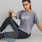 MKH Typography Printed Relaxed Fit Dri-Fit T-shirt - Swadesiicart
