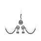 Cardinal Black Oxidised Maang Tikka Set | Swadesiicart