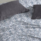 MYTRIDENT Dusk and Dawn Blue Ethnic Motifs Cotton 144 TC Queen Bedsheet 2 Pillow Covers - Swadesiicart