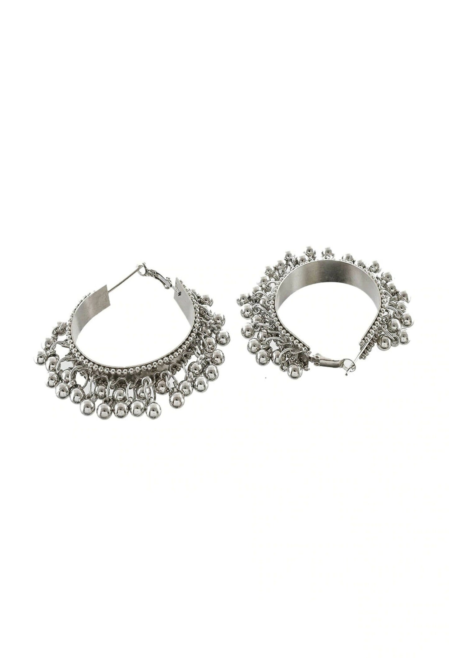 Mominos Fashion Johar Kamal Silver-Plated Brass Finish Radha Kishan Long Neckalce Combo Set For Women - Swadesiicart
