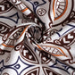 Home Sizzler Blue & White 210 TC Queen Geometric Cotton Bedsheet with 2 Pillow Covers - Swadesiicart