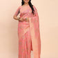 Shree Shyam Fashion Linen Cotton Peach Saree
