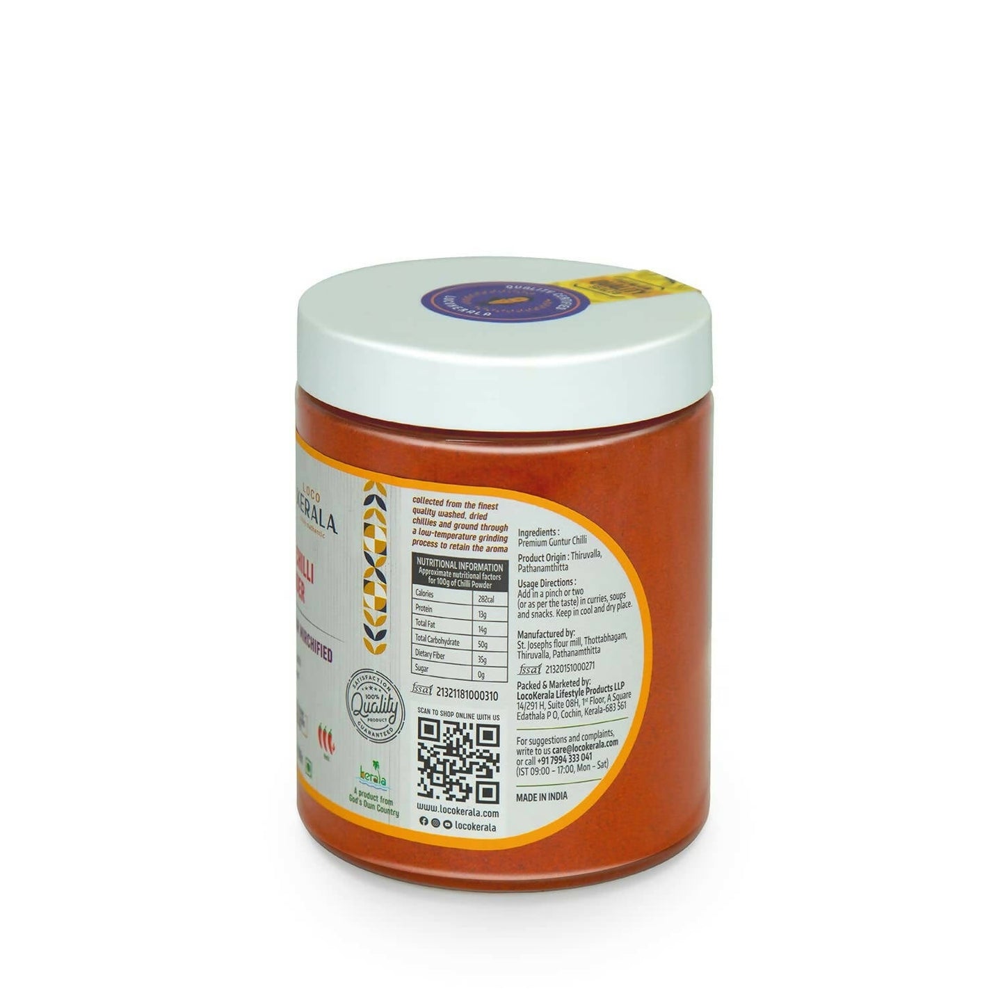 LocoKerala Malabar Mirchified Hot Chilli Powder - Swadesiicart