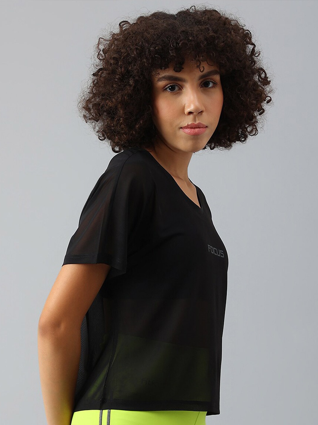 MKH Women Typography Extended Sleeves Dri-FIT Sports T-shirt - Swadesiicart