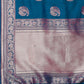 Mitera Ethnic Motifs Woven Design Zari Silk Blend Banarasi Saree | Swadesiicart