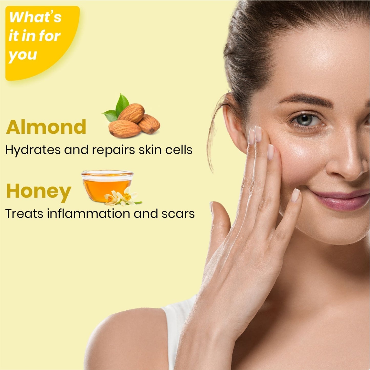Matt Look Instant Tan Removal With Almond & Honey Dead Skin Removal Gel - Swadesiicart
