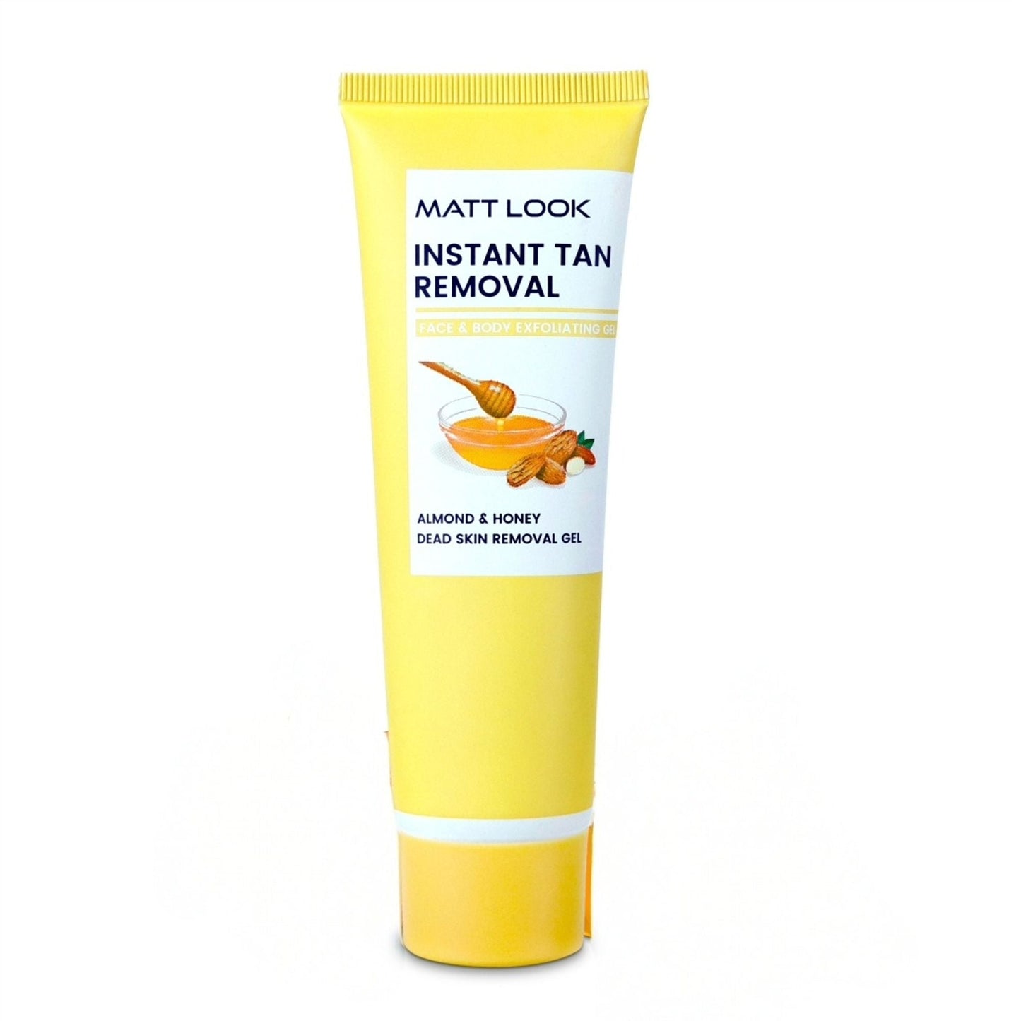 Matt Look Instant Tan Removal With Almond & Honey Dead Skin Removal Gel - Swadesiicart