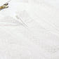ADA Women White & Black Chikankari Embroidered Semi-Sheer Sustainable Handloom Kurta with Churidar | Swadesiicart