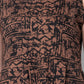 Kalini Women Brown & Black Abstract Print A-Line Kurta - Swadesiicart