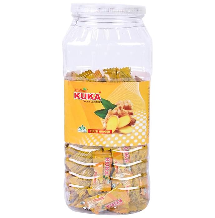 Multani Kuka Cough Lozenges Tulsi Ginger | Swadesiicart