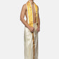Sethukrishna Men Cream-Coloured Solid Dhoti | Swadesiicart