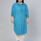 Biba Women Thread Work Pathani Kurta - Swadesiicart