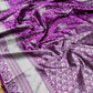 DEIANA'S Beautiful Designer Golden zari Soft Lichi Silk Saree - Majenta - Swadesiicart