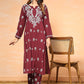HOUSE OF KARI Floral Embroidered Chikankari Pure Cotton Straight Kurta With Trousers | Swadesiicart