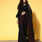 Tikhi Imli Woman Embellished Sequinned Satin Saree | Swadesiicart