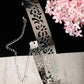 NVR Women Circular Silver Plated Adjustable Broad Belt | Swadesiicart