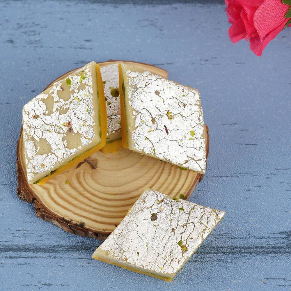 Evergreen Sweets - Kaju Tirangi | Swadesiicart