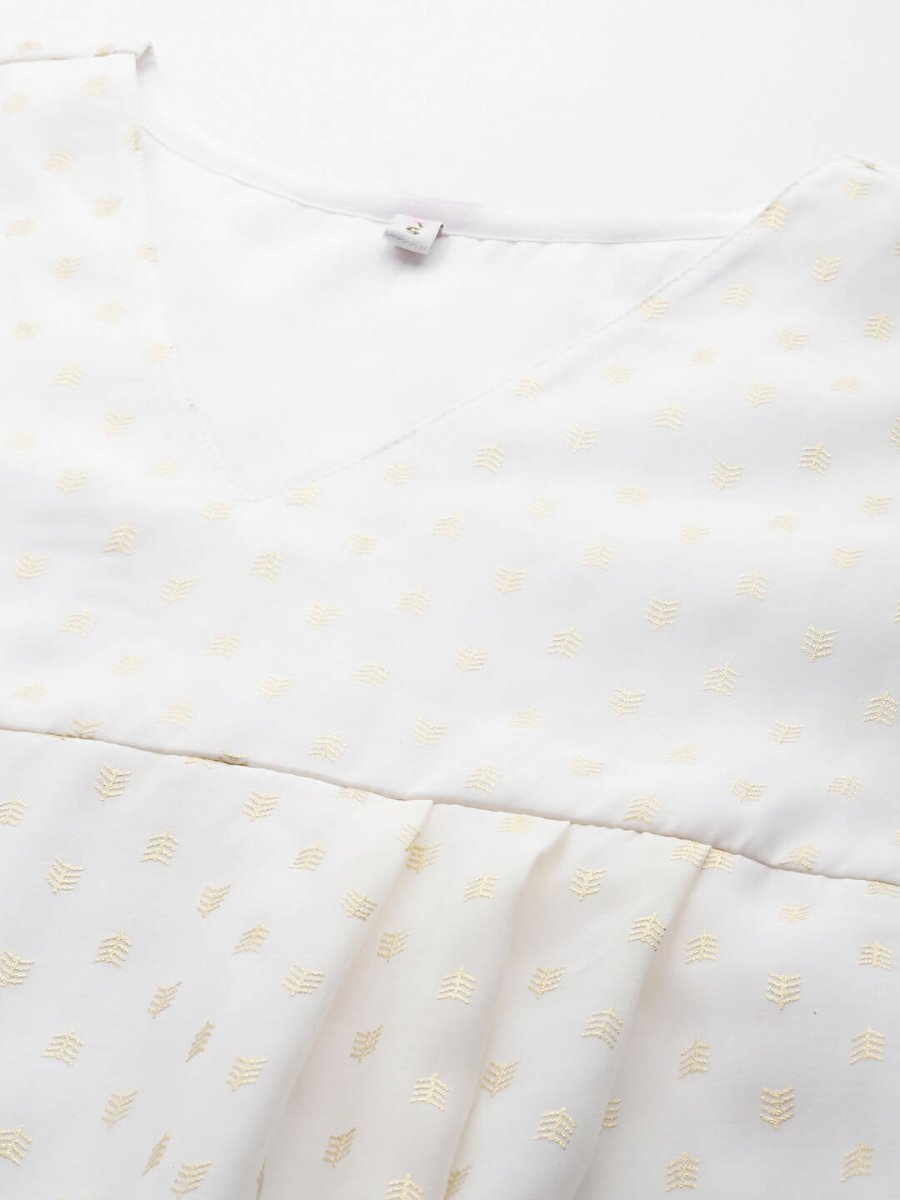 Ahalyaa Women's Traditional Wear Co-ods - Off-white