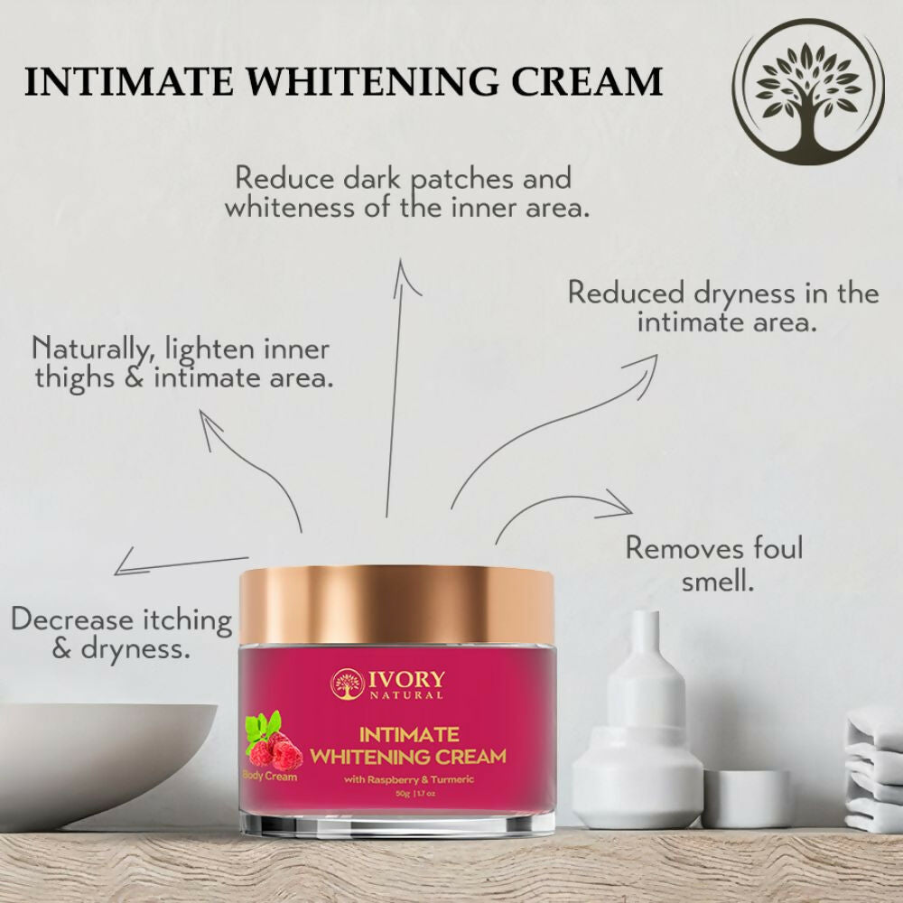 Ivory Natural Intimate Whitening Cream For Lighten Dark Areas, Inner Thigh | Swadesiicart