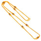 Gold-Polished Alloy Stylish Meena Work Chain - The Pari | Swadesiicart