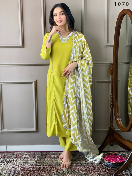 Partywear Designer Viscose Gajri Stitched Suit With Dupatta - Tanisha | Swadesiicart