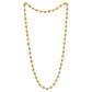 Gold-Polished Alloy Brass Beaded Matarmala Chain - The Pari | Swadesiicart