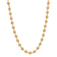 Gold-Polished Alloy Brass Beaded Matarmala Chain - The Pari | Swadesiicart