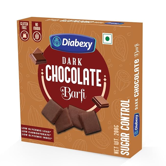 Diabexy Desi Ghee Chocolate Barfi | Swadesiicart